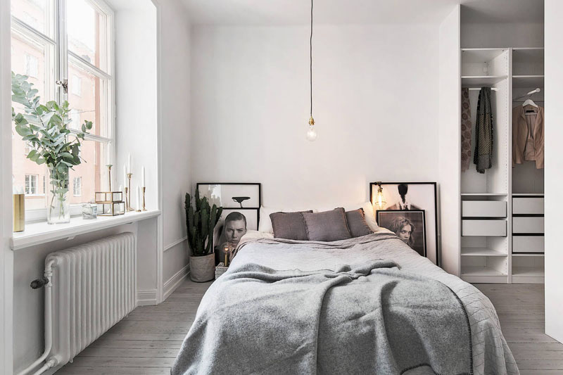 phòng ngủ phong cách Scandinavian Châu Âu