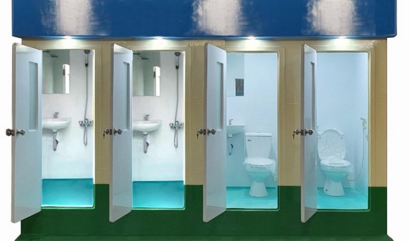 Toilet di động phù hợp với nhiều công trình